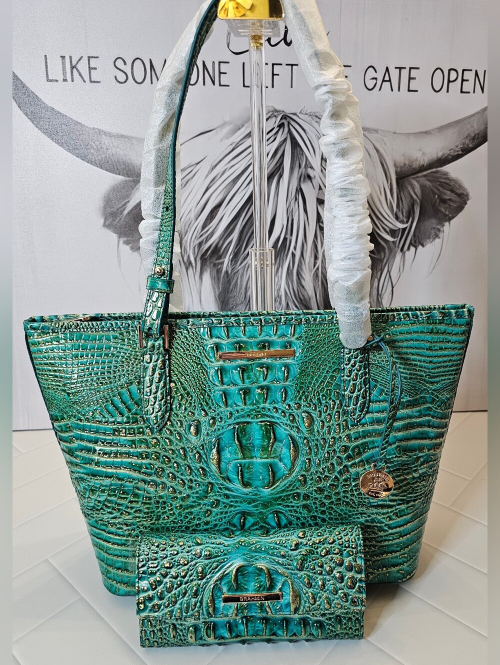 Brahmin Medium Asher + Cordelia Jungle Jewel NWT